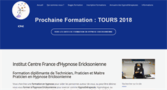 Desktop Screenshot of centre-formation-hypnose.fr