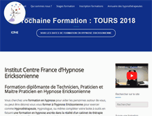 Tablet Screenshot of centre-formation-hypnose.fr